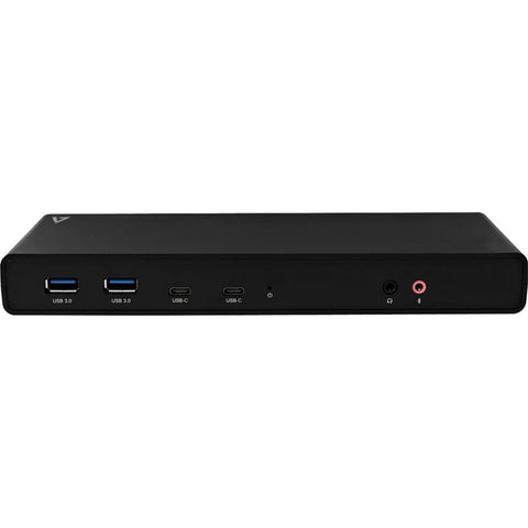 V7 Dual Universal Docking Station with USB-C Power Delivery