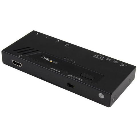 StarTech.com 4-Port HDMI Automatic Video Switch - 4K 2x1 HDMI Switch with Fast Switching, Auto-Sensing and Serial Control - SystemsDirect.com