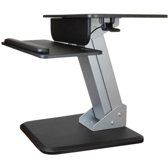 StarTech.com Height Adjustable Standing Desk Converter - Sit Stand Desk with One-finger Adjustment - Ergonomic Desk - SystemsDirect.com
