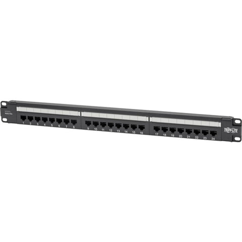 Tripp Lite Cat6 PoE Patch Panel 24-Port 110-Krone 568A-B RJ45 1URM TAA - SystemsDirect.com
