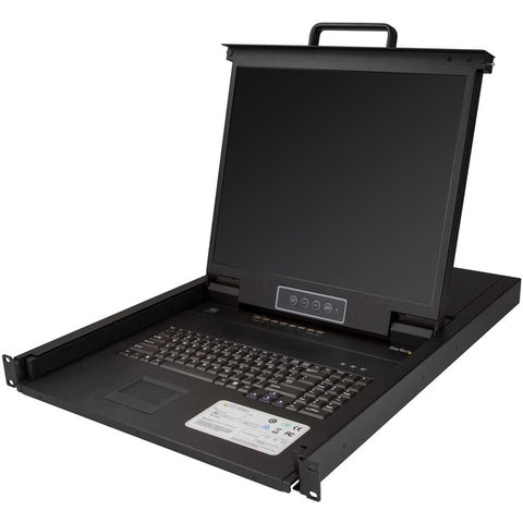 StarTech.com 8 Port Rackmount KVM Console w- Cables - Integrated KVM Switch w- 19" LCD - 1U LCD KVM Drawer 50000 MTBF - USB + VGA Support - SystemsDirect.com