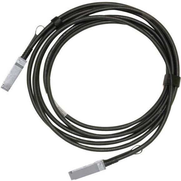 Mellanox Passive Copper Cable, IB EDR, up to 100Gb-s, QSFP28, 2m, Black, 30AWG - SystemsDirect.com