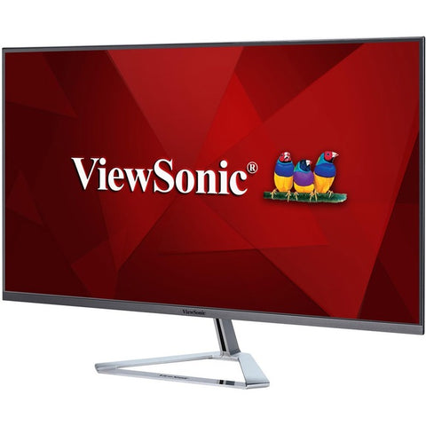 Viewsonic Ultra Slim VX3276-2K-MHD 32" WQHD LED LCD Monitor - 16:9 - Silver - SystemsDirect.com