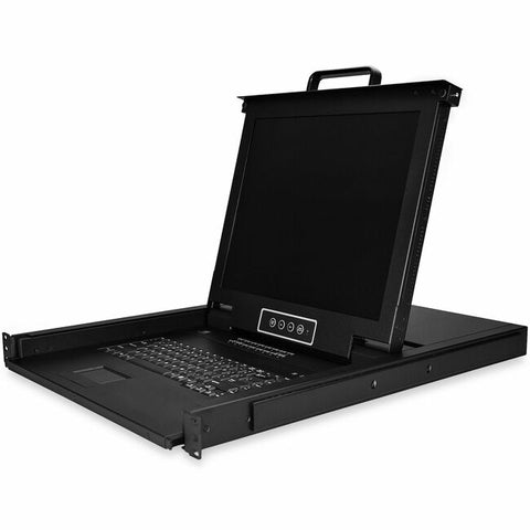 StarTech.com 16 Port Rackmount KVM Console w- Cables - Integrated KVM Switch w- 17" LCD - 1U LCD KVM Drawer 50000 MTBF - USB + VGA Support - SystemsDirect.com