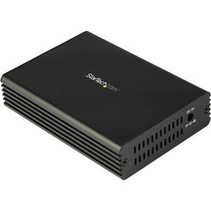 StarTech.com 10GbE Fiber Ethernet Media Converter NBASE-T- SFP to RJ45 Single Mode-Multimode Fiber to Copper Bridge 1-2.5-5-10Gbps Network - SystemsDirect.com