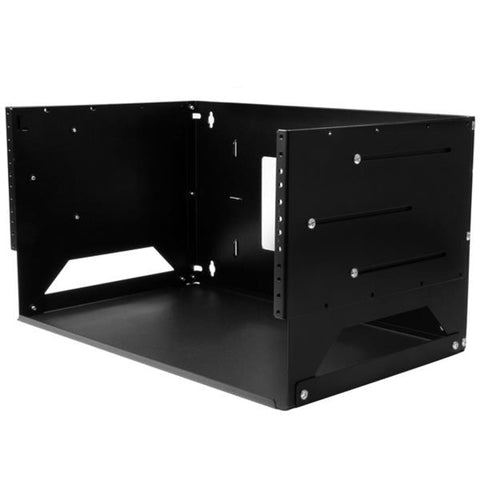StarTech.com 4U Wallmount Server Rack with Built-in Shelf - Solid Steel - Adjustable Depth 12in to 18in - SystemsDirect.com