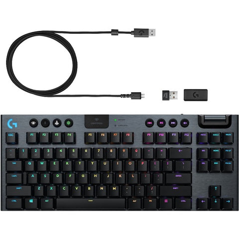 Logitech G915 TKL Tenkeyless Lightspeed Wireless RGB Mechanical Gaming Keyboard - SystemsDirect.com