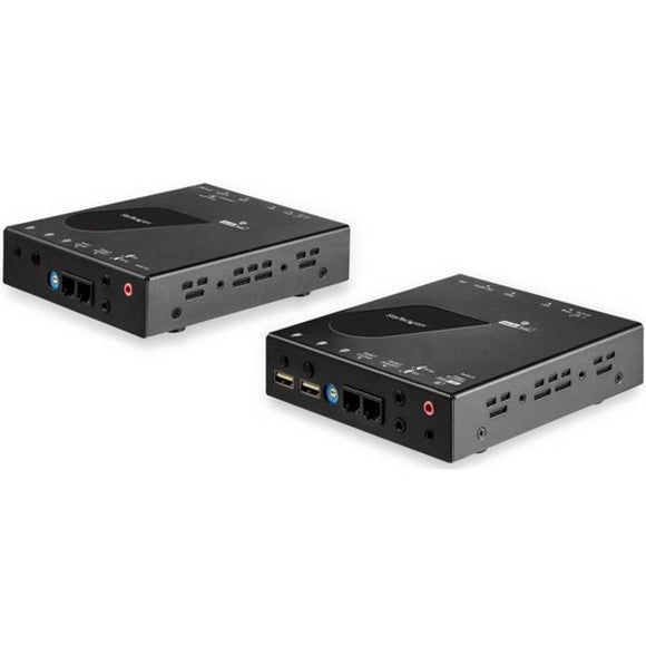 StarTech.com HDMI KVM Extender over IP Network - 4K 30Hz HDMI and USB over IP LAN or Cat5e-Cat6 Ethernet (100m-330ft) - Remote KVM Console