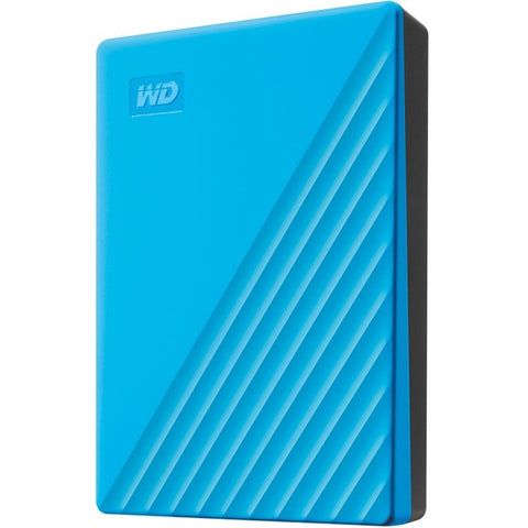 WD My Passport WDBPKJ0040BBL-WESN 4 TB Portable Hard Drive - External - Blue - SystemsDirect.com