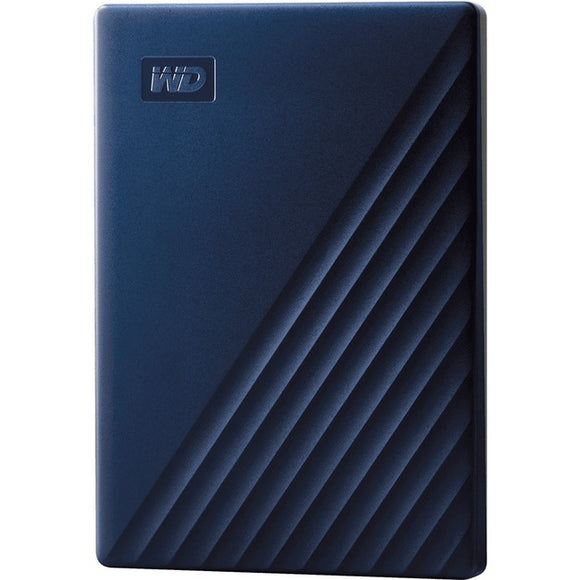 WD My Passport for Mac WDBA2F0050BBL 5 TB Portable Hard Drive - External - Midnight Blue - SystemsDirect.com