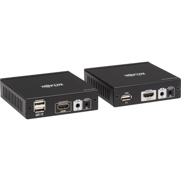 Tripp Lite HDMI HDBaseT KVM Console Extender Over Cat6 2 USB IR 4K @ 30Hz - SystemsDirect.com