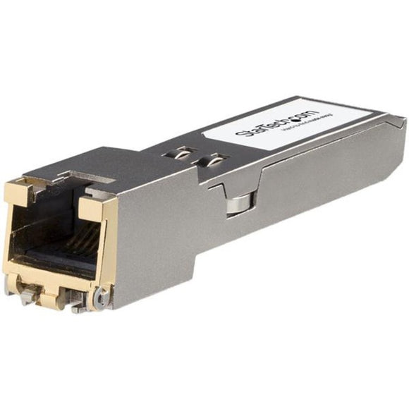 StarTech.com HPE JL563A Compatible SFP+ Module - 10GBASE-T - 10GE Gigabit Ethernet SFP+ to RJ45 Cat6-Cat5e - 30m - SystemsDirect.com