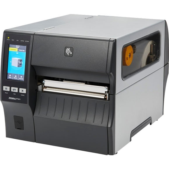 Zebra ZT421 Industrial Direct Thermal-Thermal Transfer Printer - Label Print - Ethernet - USB - Serial - Bluetooth