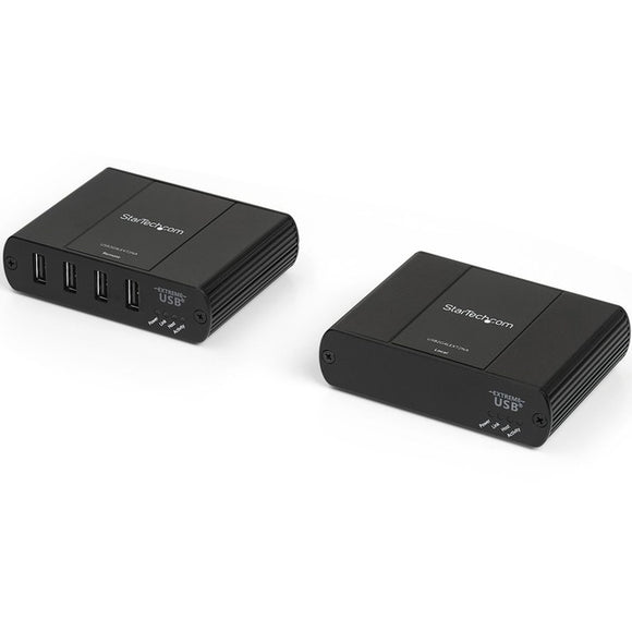 StarTech.com 4 Port USB 2.0 Extender over Ethernet-IP Network Hub - up to 330ft (100m) - USB over Gigabit LAN or Direct Cat5e-Cat6 Cable - SystemsDirect.com