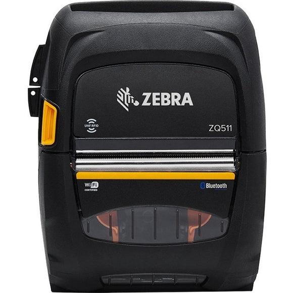 Zebra ZQ511 Mobile Direct Thermal Printer - Monochrome - Label-Receipt Print - USB - Bluetooth