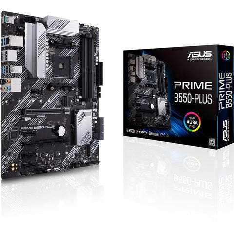 Asus Prime B550-PLUS Desktop Motherboard - AMD Chipset - Socket AM4 - ATX - SystemsDirect.com