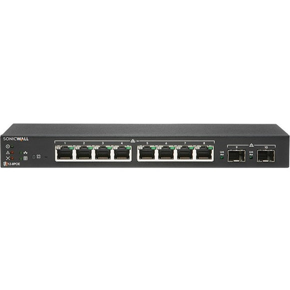 SonicWall Switch SWS12-8POE - SystemsDirect.com