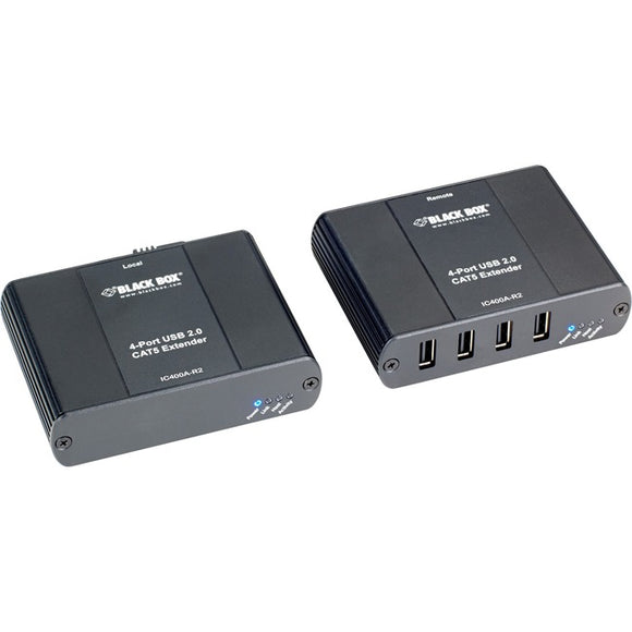 Black Box USB 2.0 Extender 4 Port CATx - SystemsDirect.com