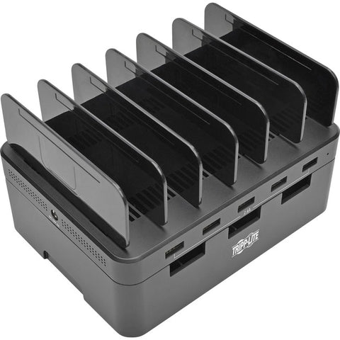Tripp Lite 5-Port USB Fast Charging Station Hub- Device Organizer 12V4A 48W