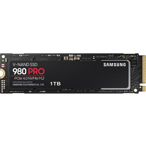 Samsung 980 PRO MZ-V8P1T0B-AM 1 TB Solid State Drive - M.2 2280 Internal - PCI Express NVMe (PCI Express NVMe 4.0 x4)