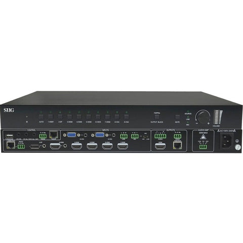 SIIG 9x1 HDBaseT 4K Scaler Switcher - SystemsDirect.com