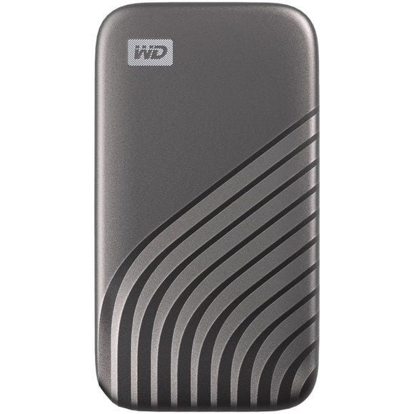 WD My Passport WDBAGF5000AGY-WESN 500 GB Portable Solid State Drive - External - Space Gray