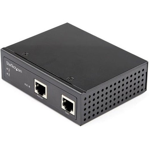 StarTech.com Industrial Gigabit PoE Injector - High Speed 90W 802.3bt PoE++ 48V-56VDC Ultra Power Over Ethernet-UPoE Injector -40C to +75C - SystemsDirect.com