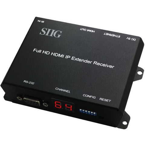 Full HD HDMI Extender over IP with PoE, RS-232 & IR - Receiver - SystemsDirect.com