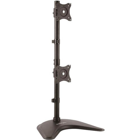 StarTech.com Vertical Dual Monitor Stand - Heavy Duty Steel - Monitors up to 27" - Vesa Monitor - Computer Monitor Stand - SystemsDirect.com