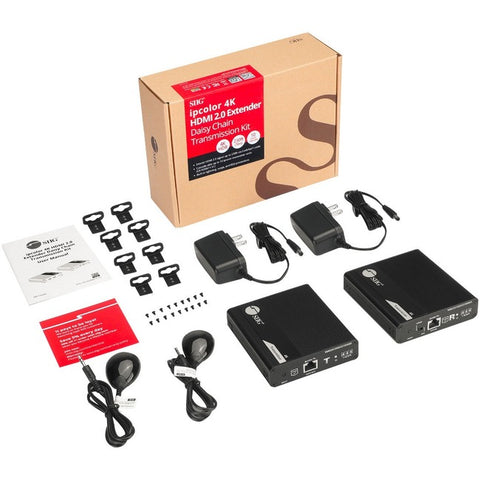 SIIG ipcolor 4K HDMI 2.0 Extender Daisy Chain Transmission Kit - 230ft - SystemsDirect.com