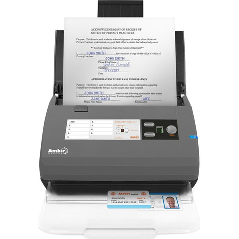 Ambir ImageScan Pro 820ix Sheetfed Scanner - 600 dpi Optical - SystemsDirect.com