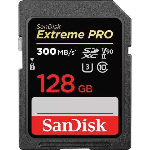 SanDisk Extreme PRO 128 GB Class 3-UHS-II (U3) V90 SDXC
