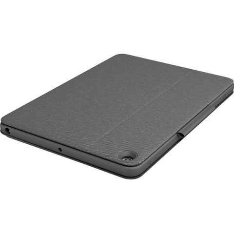Logitech Combo Touch Keyboard-Cover Case for 12.9" Apple, Logitech iPad Pro (5th Generation) Tablet - Oxford Gray - SystemsDirect.com