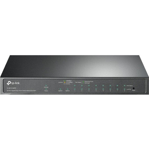 TP-Link 10-Port Gigabit Easy Smart Switch with 8-Port PoE+