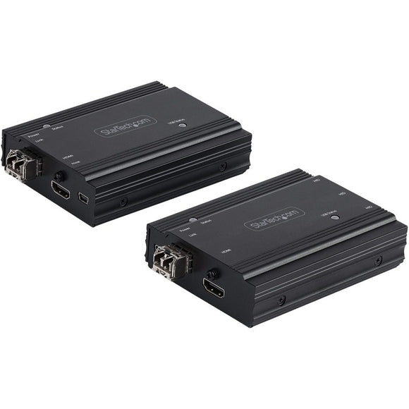 StarTech.com 4K HDMI KVM Extender over Fiber, HDMI Video & USB over Fiber, up to 984ft-300m (MultiMode), 10G MMF SFP+ Modules