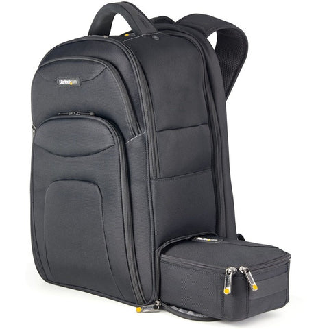 StarTech.com 17.3" Laptop Backpack, Removable Accessory Case, Business Travel Backpack, Ergonomic Commuter Bag, Notebook & Tablet Pockets