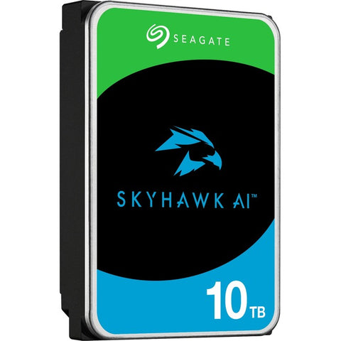 Seagate SkyHawk AI ST10000VE001 10 TB Hard Drive - 3.5" Internal - SATA (SATA-600) - Conventional Magnetic Recording (CMR) Method