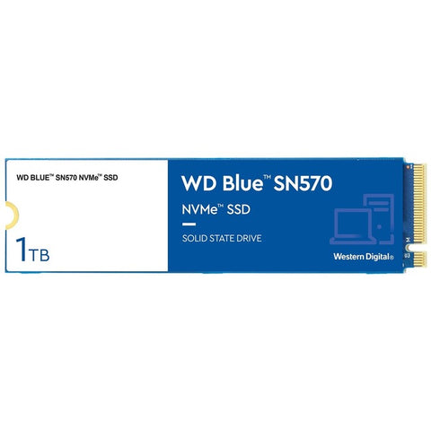 Western Digital Blue SN570 WDS100T3B0C 1 TB Solid State Drive - M.2 2280 Internal - PCI Express NVMe (PCI Express NVMe 3.0 x4)