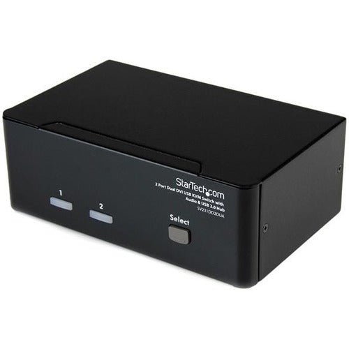 StarTech.com 2 Port Dual DVI USB KVM Switch w- Audio & USB Hub - SystemsDirect.com