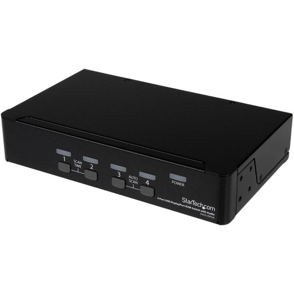 StarTech.com 4 Port USB DisplayPort KVM Switch with Audio - SystemsDirect.com