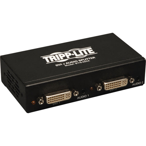 Tripp Lite 2-Port DVI Single Link Video - Audio Splitter - Booster DVIF-2xF - SystemsDirect.com
