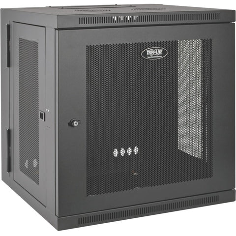 Tripp Lite 10U Wall Mount Rack Enclosure Server Cabinet Hinged w- Door & Sides - SystemsDirect.com