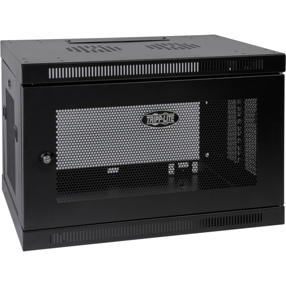 Tripp Lite 9U Wall Mount Rack Enclosure Server Cabinet w- Door & Side Panels - SystemsDirect.com