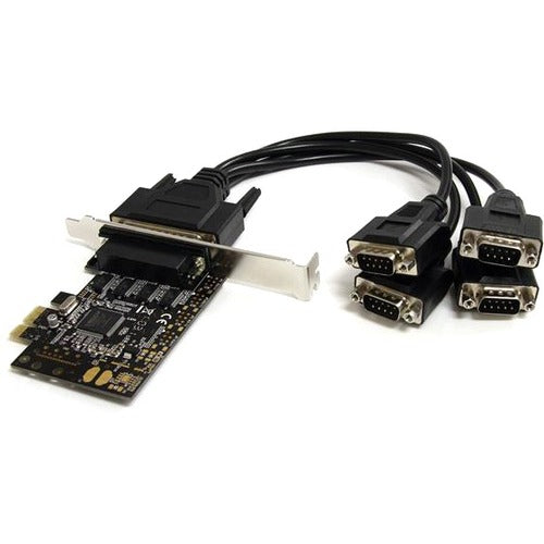 StarTech.com 4 Port PCI Express Serial Card w- Breakout Cable - SystemsDirect.com