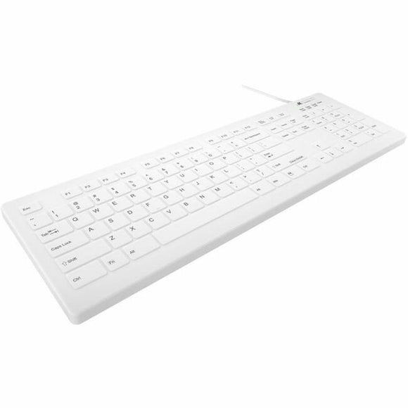 CHERRY AK-C8112 Medical Keyboard, Wired, Full Sized, White