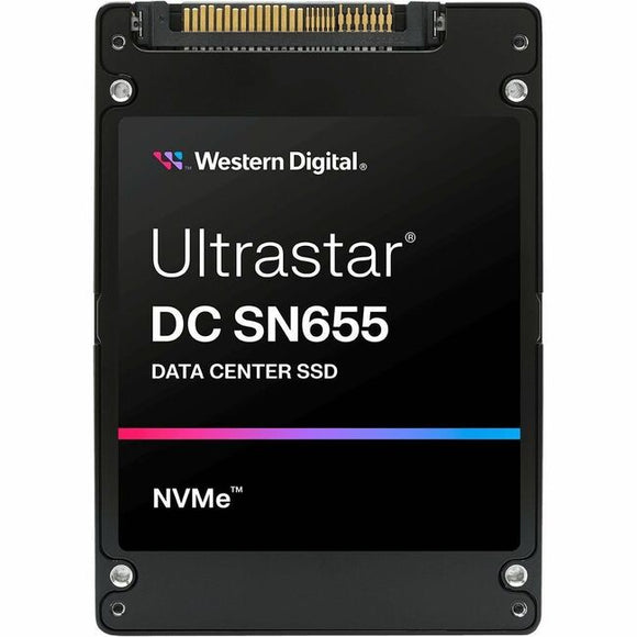 WD Ultrastar DC SN655 WUS5EA176ESP7E1 7.68 TB Solid State Drive - U.3 15 mm Internal - PCI Express NVMe (PCI Express NVMe 4.0)
