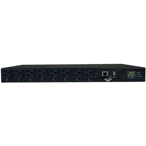 Tripp Lite PDU Switched ATS 120V 20A 5-15-20R 16 Outlet L5-20P Horizontal TAA - SystemsDirect.com