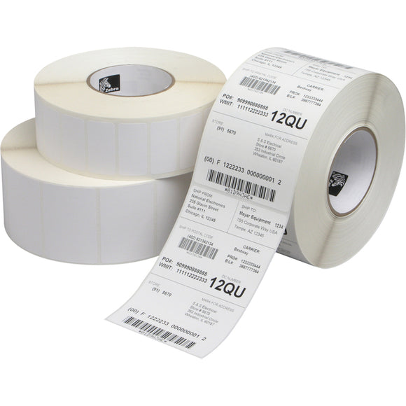 Zebra Label Paper 2.25x1.25in Direct Thermal Zebra Z-Select 4000D - SystemsDirect.com