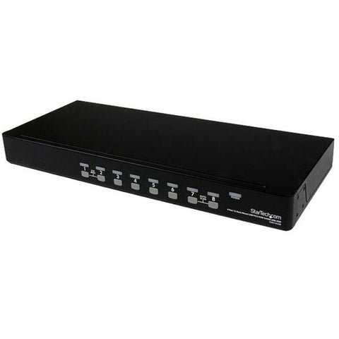 StarTech.com 8 Port 1U Rackmount USB PS-2 KVM Switch with OSD - SystemsDirect.com