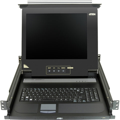 Aten 17" Single-Rail LCD Integrated Console-TAA Compliant - SystemsDirect.com